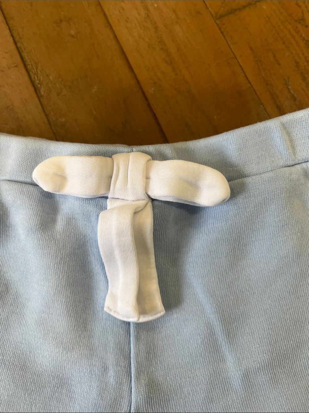 The Beaufort bonnet company light blue pima cotton pull on shorts